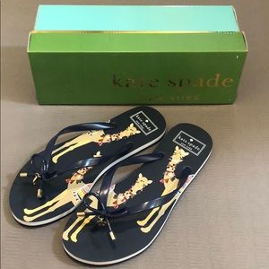 NIB Kate Spade New York Nova Navy Flip Flops Sz 9